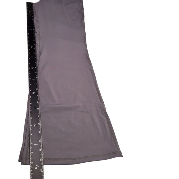 Women Bootcut Yoga High Waist Casual Pants Flare Leggings Gray Size XX-Large - Picture 8 of 9